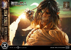 Attack on Titan (TV animation) Ultimate Diorama Masterline Statue Eren Yeager Attack Titan Bonus Version 81 cm 4582647124708