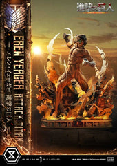 Attack on Titan (TV animation) Ultimate Diorama Masterline Statue Eren Yeager Attack Titan Bonus Version 81 cm 4582647124708