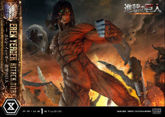 Attack on Titan (TV animation) Ultimate Diorama Masterline Statue Eren Yeager Attack Titan Bonus Version 81 cm 4582647124708