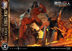 Attack on Titan (TV animation) Ultimate Diorama Masterline Statue Eren Yeager Attack Titan Bonus Version 81 cm 4582647124708
