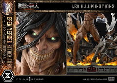 Attack on Titan (TV animation) Ultimate Diorama Masterline Statue Eren Yeager Attack Titan Bonus Version 81 cm 4582647124708