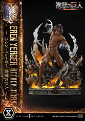 Attack on Titan (TV animation) Ultimate Diorama Masterline Statue Eren Yeager Attack Titan Bonus Version 81 cm 4582647124708