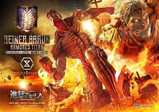 Attack on Titan (TV animation) Ultimate Diorama Masterline Statue Reiner Braun Armored Titan Bonus Version 75 cm 4582647124722
