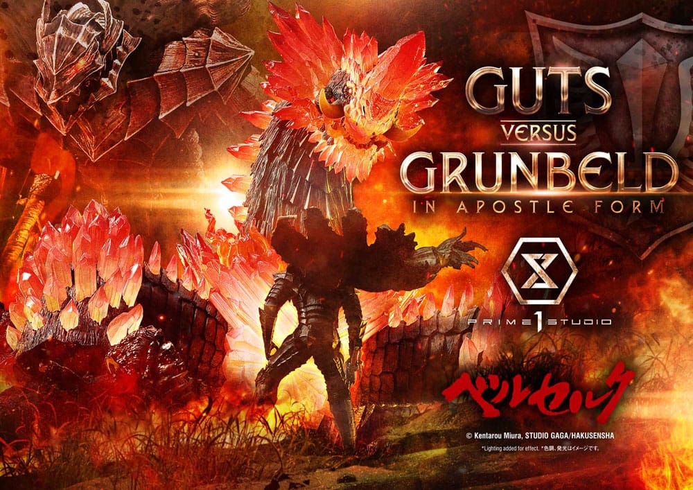 Berserk Ultimate Diorama Masterline Series Statue Berserk Guts vs. Grunbeld in Apostle Form  58 cm  4582647123039