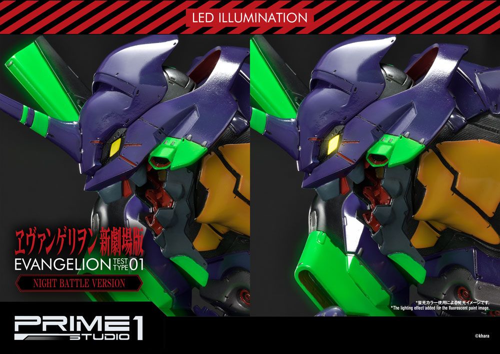 Neon Genesis Evangelion Statue Evangelion Test Type-01 Night Battle Version 77 cm 00UDMEVA-01NB