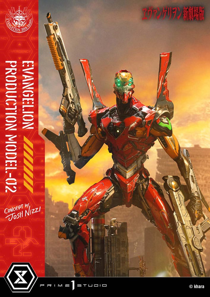 Rebuild of Evangelion Ultimate Diorama Masterline Series Statue Evangelion Production Model-02 (Concept By Josh Nizzi) Deluxe Version 73 cm 4582647122094