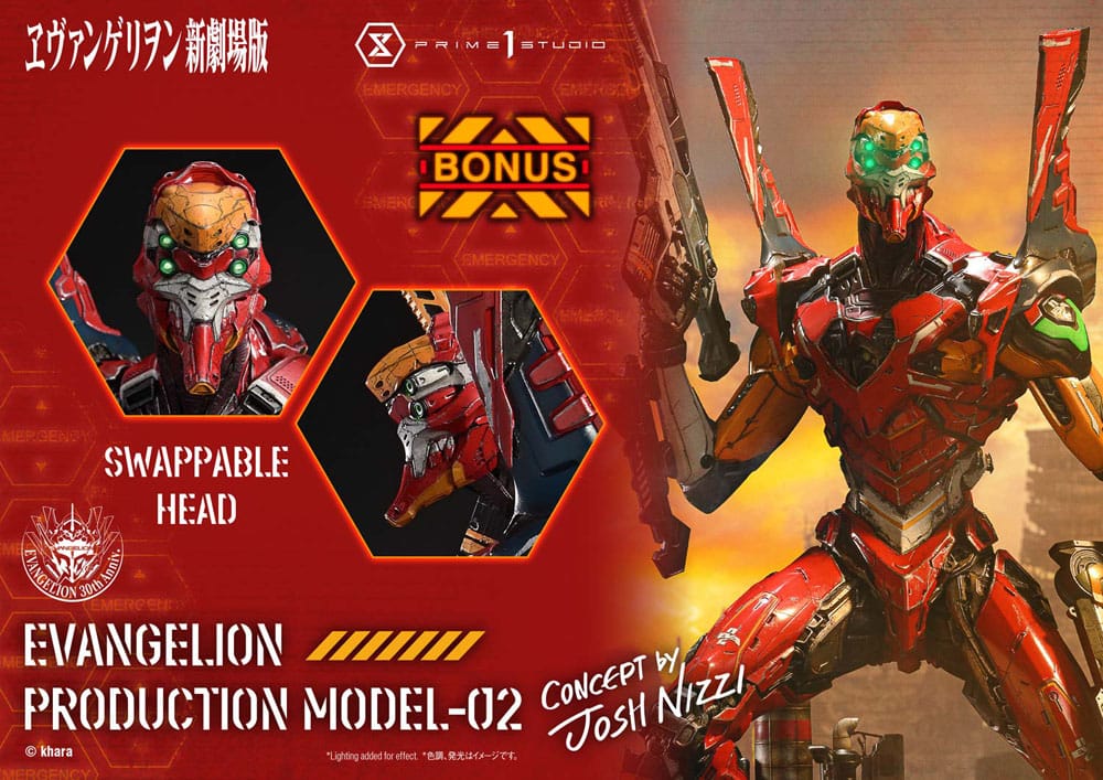 Rebuild of Evangelion Ultimate Diorama Masterline Series Statue Evangelion Production Model-02 (Concept By Josh Nizzi) Deluxe Bonus Version 73 cm 4582647122100