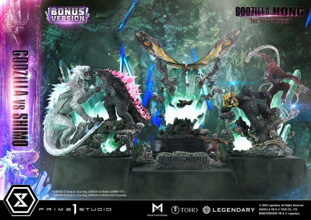 Godzilla x Kong: The New Empire Ultimate Diorama Masterline Series Statue Godzilla vs Shimo Bonus Version 86 cm 4582647121684