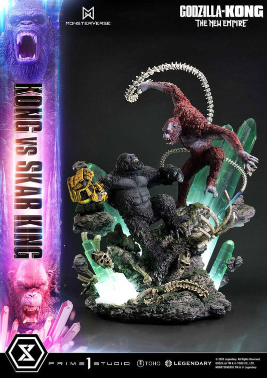 Godzilla x Kong: The New Empire Ultimate Diorama Masterline Series Statue Kong vs Skar King 104 cm 4582647121691