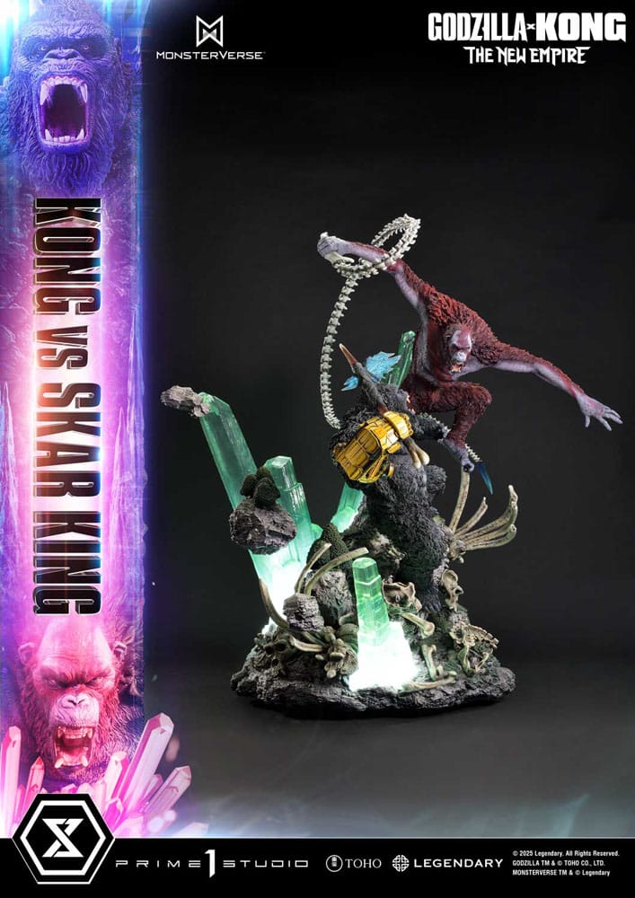Godzilla x Kong: The New Empire Ultimate Diorama Masterline Series Statue Kong vs Skar King 104 cm 4582647121691