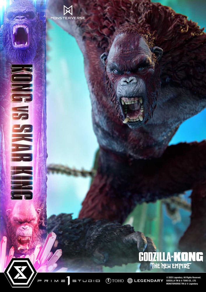 Godzilla x Kong: The New Empire Ultimate Diorama Masterline Series Statue Kong vs Skar King 104 cm 4582647121691