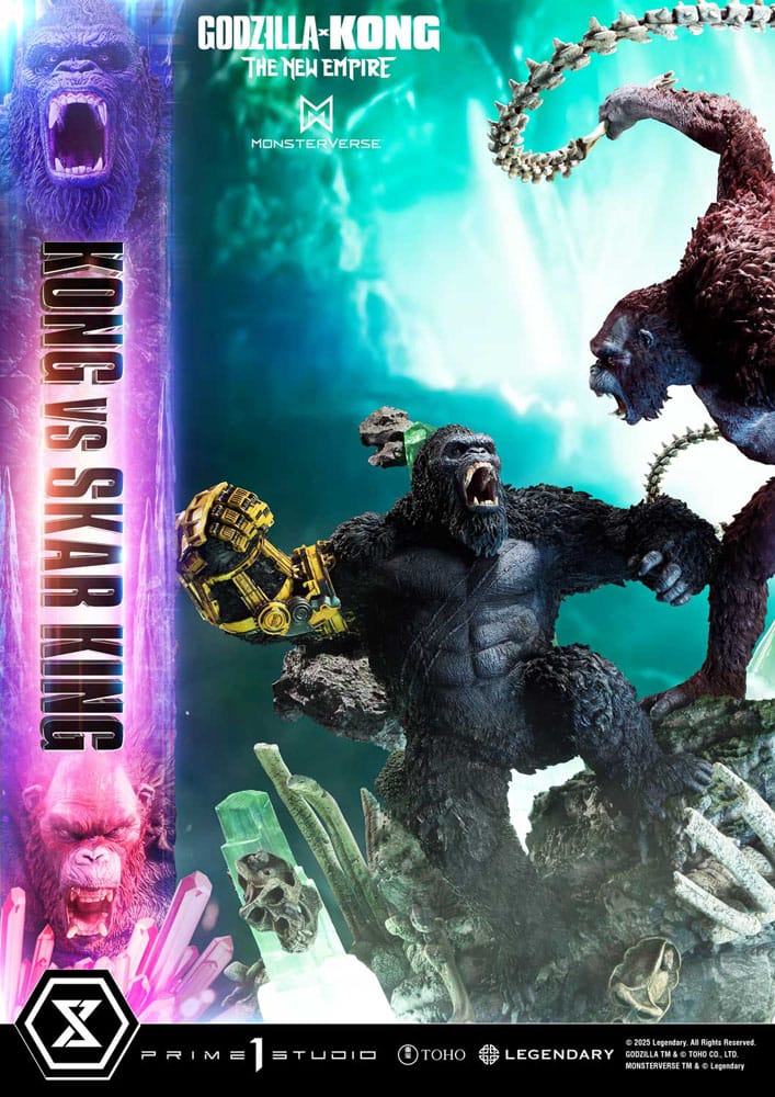 Godzilla x Kong: The New Empire Ultimate Diorama Masterline Series Statue Kong vs Skar King 104 cm 4582647121691
