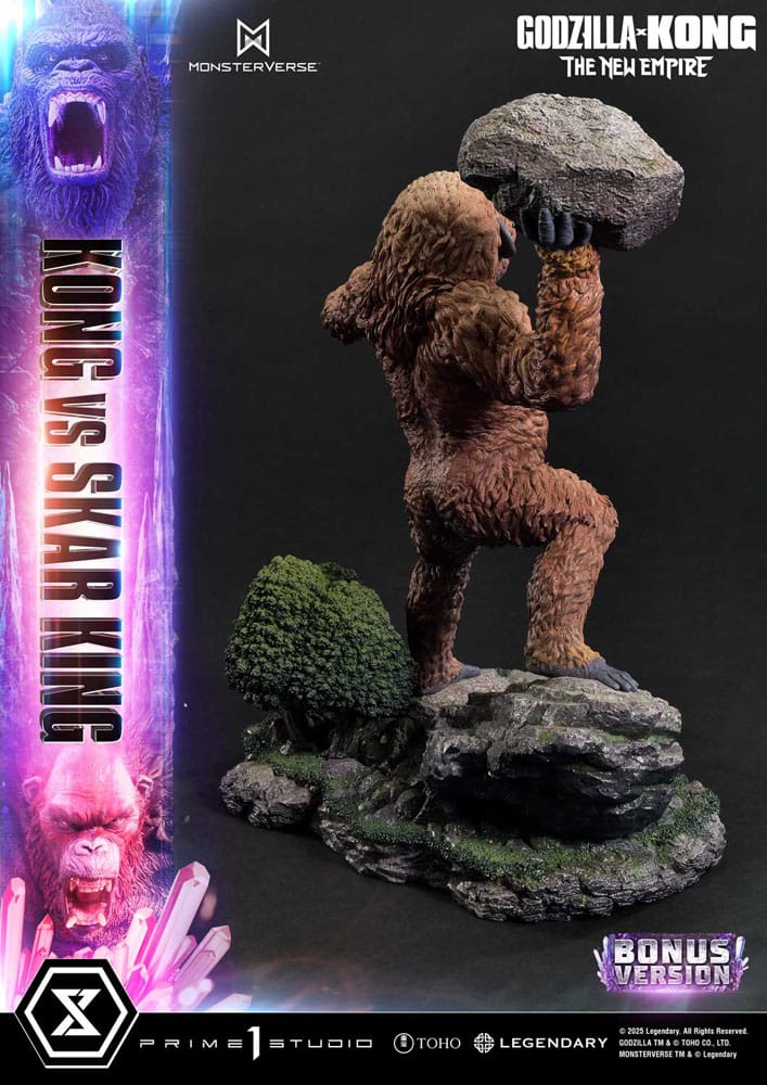 Godzilla x Kong: The New Empire Ultimate Diorama Masterline Series Statue Kong vs Skar King Bonus Version 104 cm 4582647121707