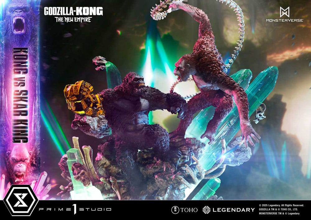 Godzilla x Kong: The New Empire Ultimate Diorama Masterline Series Statue Kong vs Skar King Bonus Version 104 cm 4582647121707