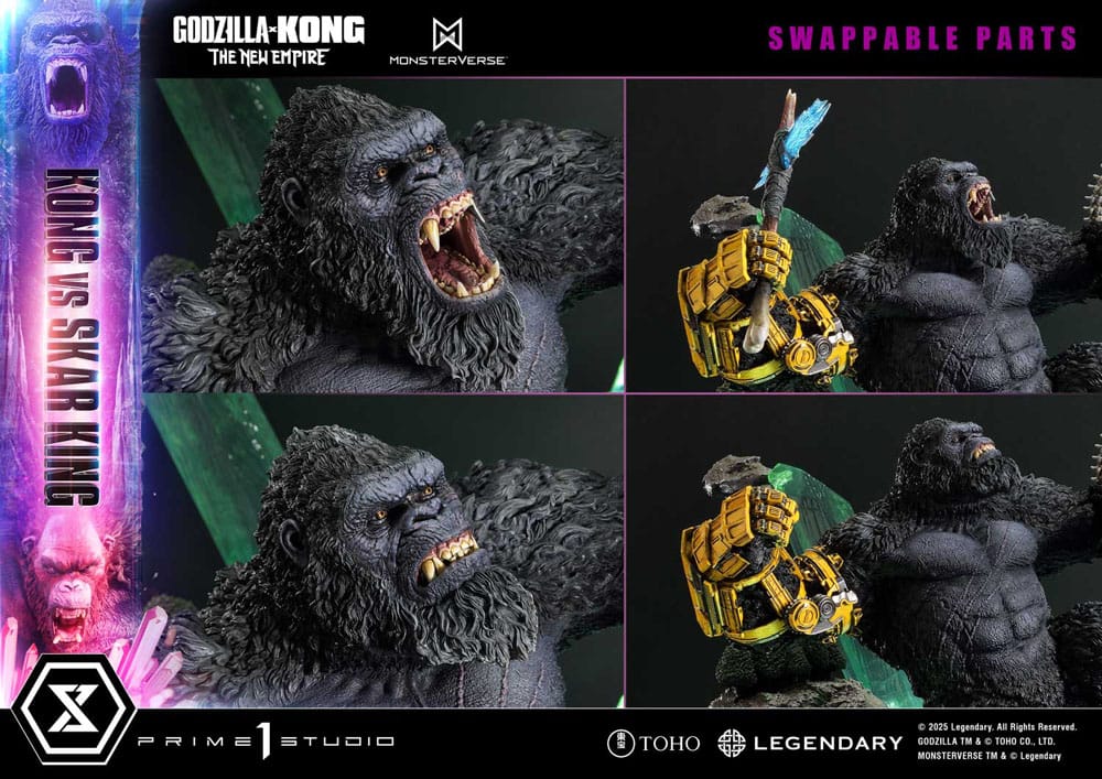 Godzilla x Kong: The New Empire Ultimate Diorama Masterline Series Statue Kong vs Skar King Bonus Version 104 cm 4582647121707