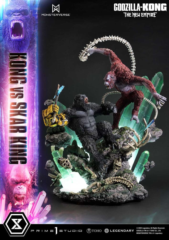 Godzilla x Kong: The New Empire Ultimate Diorama Masterline Series Statue Kong vs Skar King Bonus Version 104 cm 4582647121707