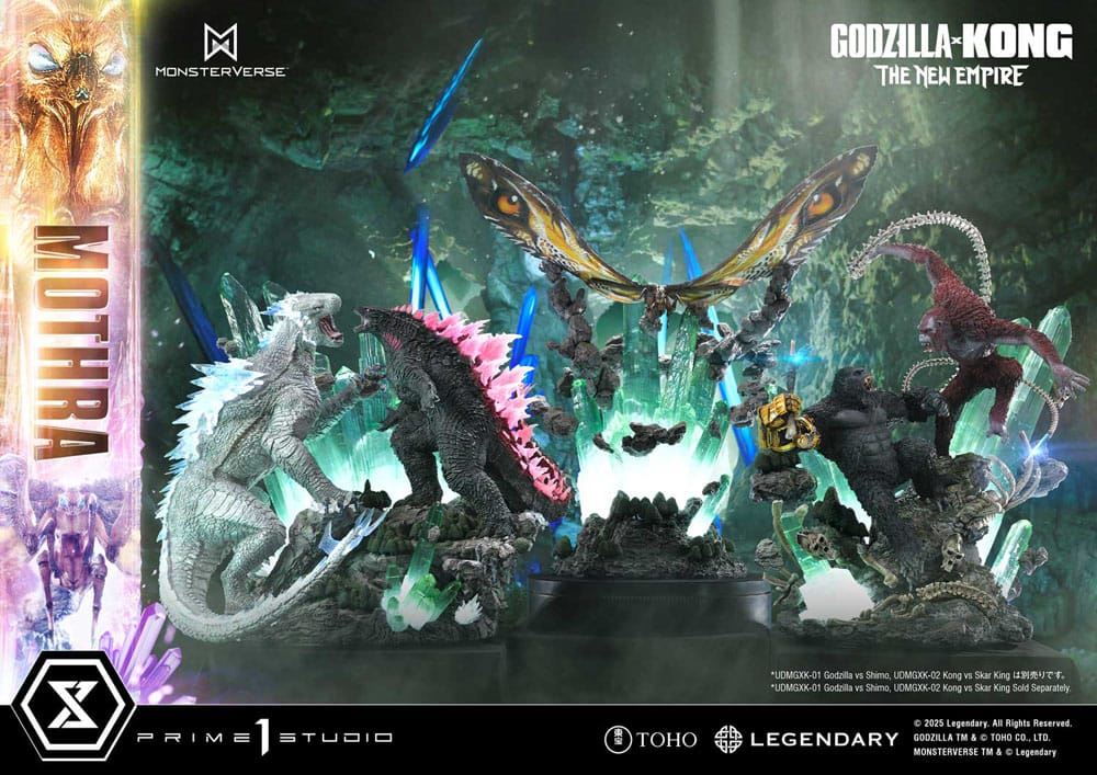 Godzilla x Kong: The New Empire Ultimate Diorama Masterline Series Statue Mothra Bonus Version 113 cm 4582647121721