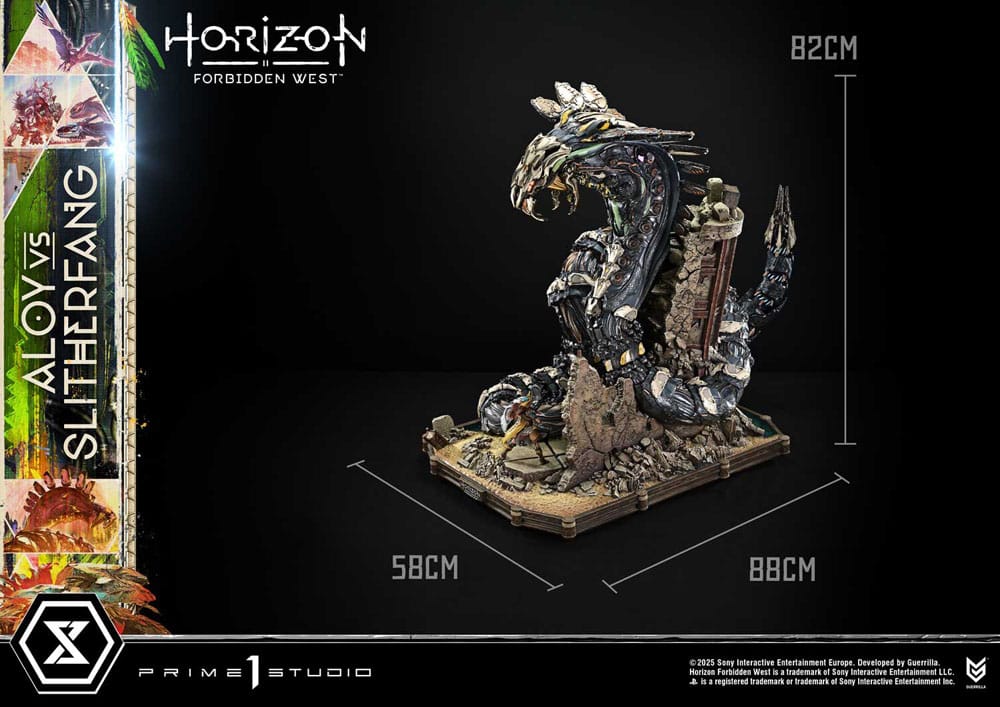 Horizon Forbidden West Ultimate Diorama Masterline Series Statue Aloy vs. The Slitherfang 82 cm 4582647123176