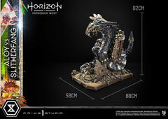 Horizon Forbidden West Ultimate Diorama Masterline Series Statue Aloy vs. The Slitherfang 82 cm 4582647123176