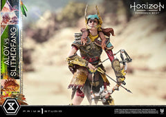 Horizon Forbidden West Ultimate Diorama Masterline Series Statue Aloy vs. The Slitherfang 82 cm 4582647123176
