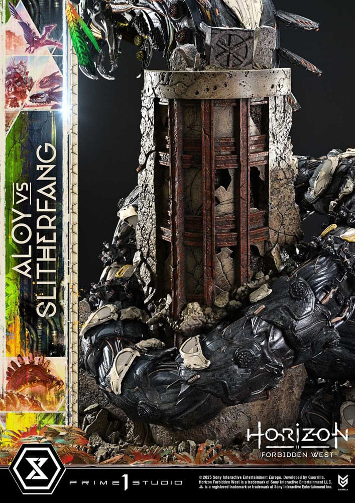 Horizon Forbidden West Ultimate Diorama Masterline Series Statue Aloy vs. The Slitherfang Bonus Version 82 cm 4582647123183