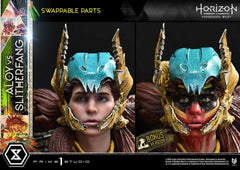 Horizon Forbidden West Ultimate Diorama Masterline Series Statue Aloy vs. The Slitherfang Bonus Version 82 cm 4582647123183