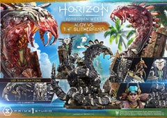Horizon Forbidden West Ultimate Diorama Masterline Series Statue Aloy vs. The Slitherfang Bonus Version 82 cm 4582647123183