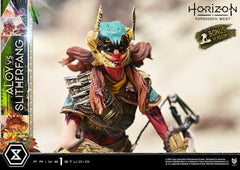 Horizon Forbidden West Ultimate Diorama Masterline Series Statue Aloy vs. The Slitherfang Bonus Version 82 cm 4582647123183