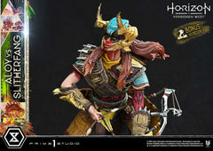 Horizon Forbidden West Ultimate Diorama Masterline Series Statue Aloy vs. The Slitherfang Bonus Version 82 cm 4582647123183