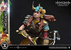 Horizon Forbidden West Ultimate Diorama Masterline Series Statue Aloy vs. The Slitherfang Bonus Version 82 cm 4582647123183