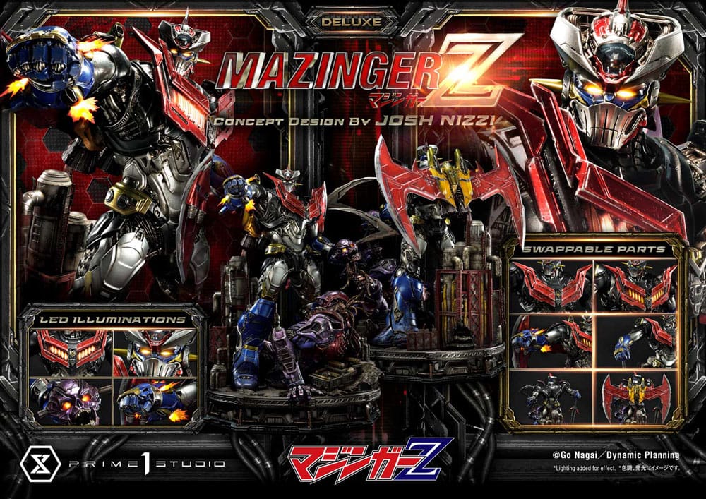 Mazinger Z Ultimate Diorama Masterline Statue Concept Design by Josh Nizzi Deluxe Version 69 cm 4580708046761