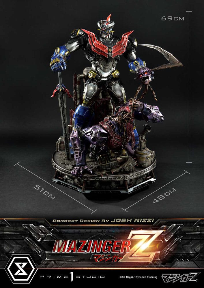 Mazinger Z Ultimate Diorama Masterline Statue Concept Design by Josh Nizzi Deluxe Version 69 cm 4580708046761