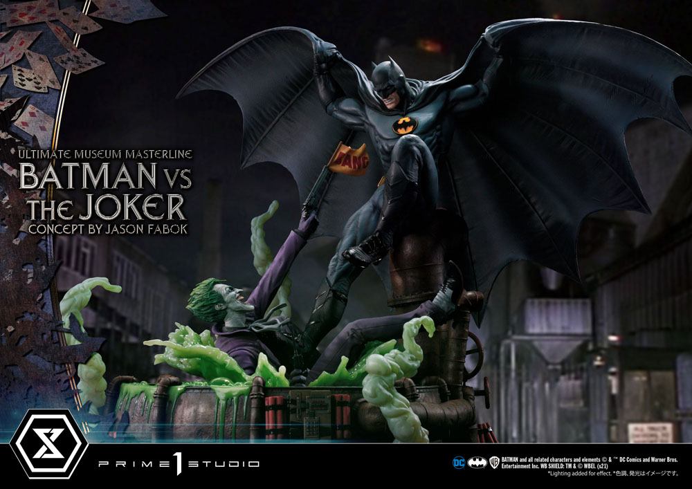 DC Comics Statue 1/3 Batman vs. The Joker by Jason Fabok 85 cm 4580708036052