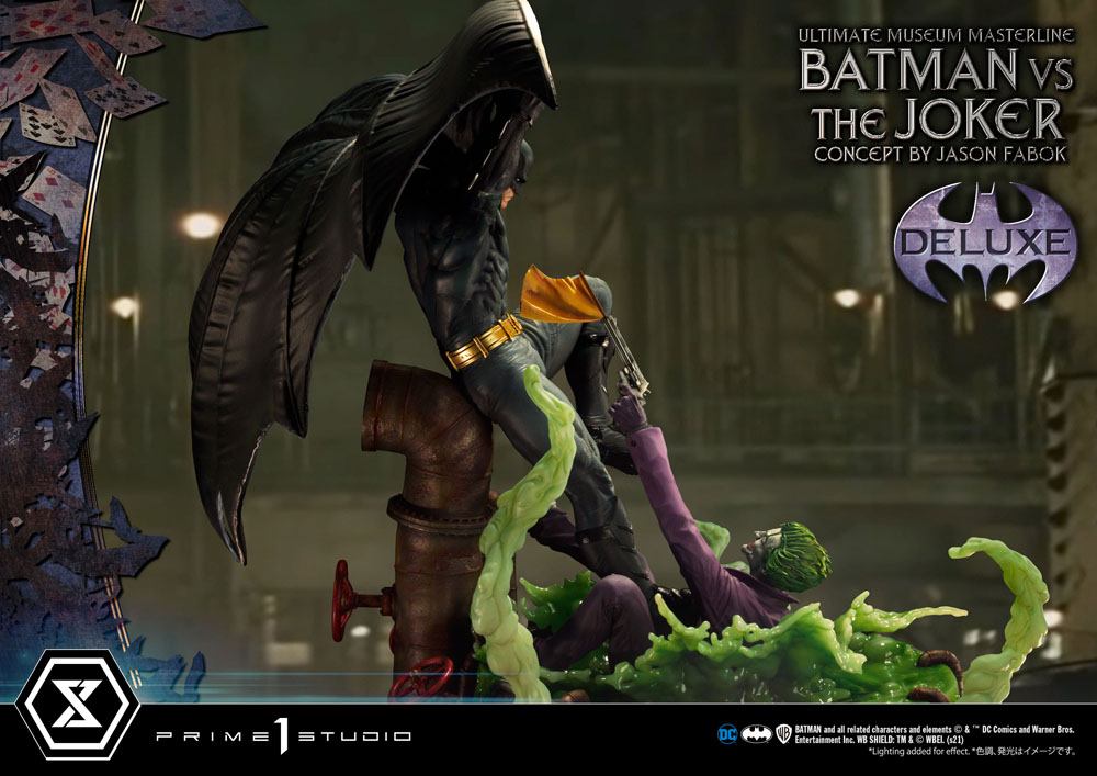 DC Comics Statue 1/3 Batman vs. The Joker by Jason Fabok Deluxe Bonus Version 85 cm 4580708036083
