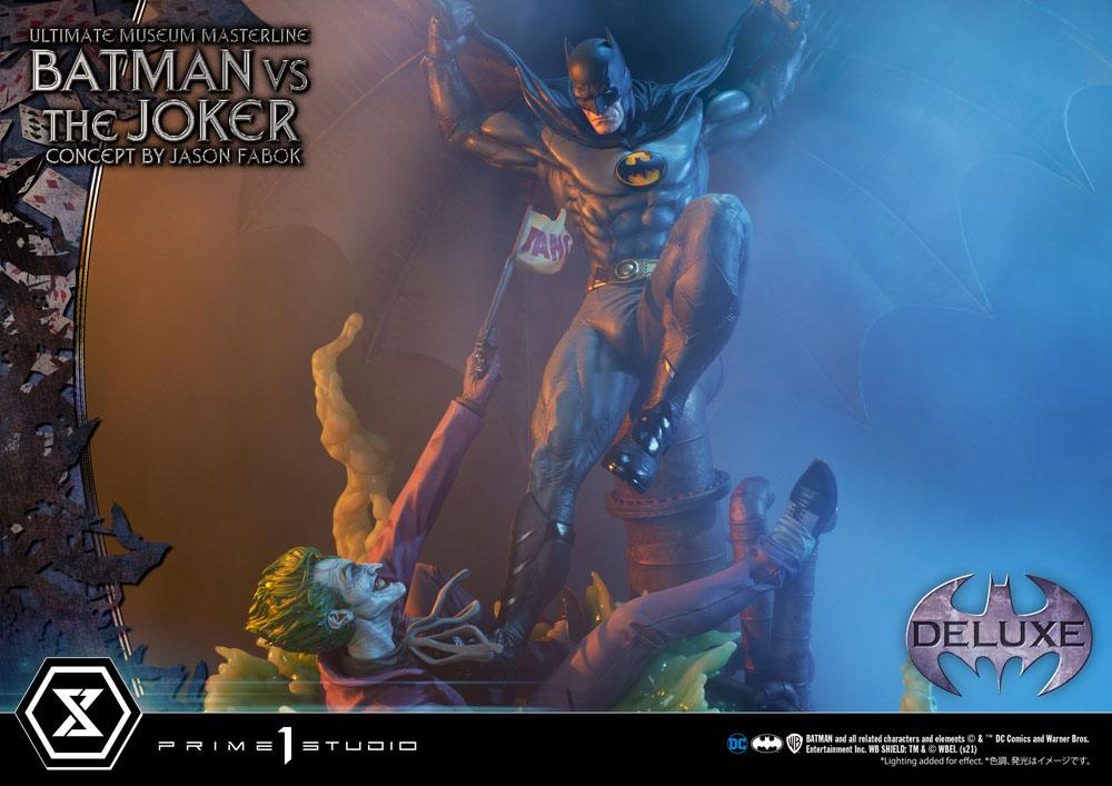 DC Comics Statue 1/3 Batman vs. The Joker by Jason Fabok Deluxe Bonus Version 85 cm 4580708036083