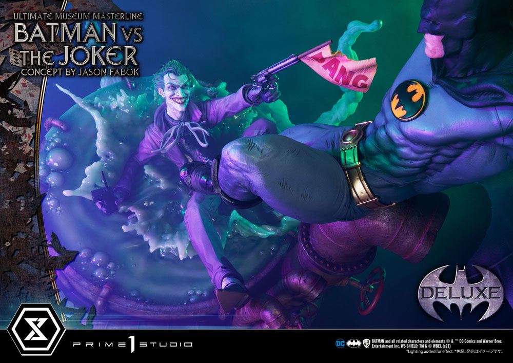 DC Comics Statue 1/3 Batman vs. The Joker by Jason Fabok Deluxe Bonus Version 85 cm 4580708036083