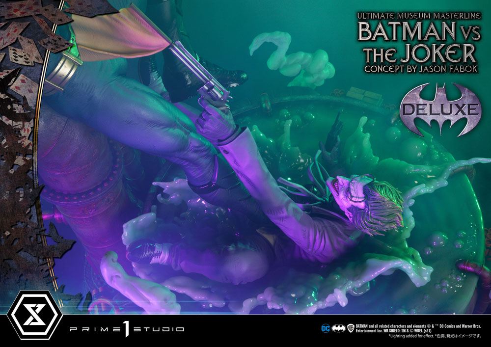 DC Comics Statue 1/3 Batman vs. The Joker by Jason Fabok Deluxe Bonus Version 85 cm 4580708036083