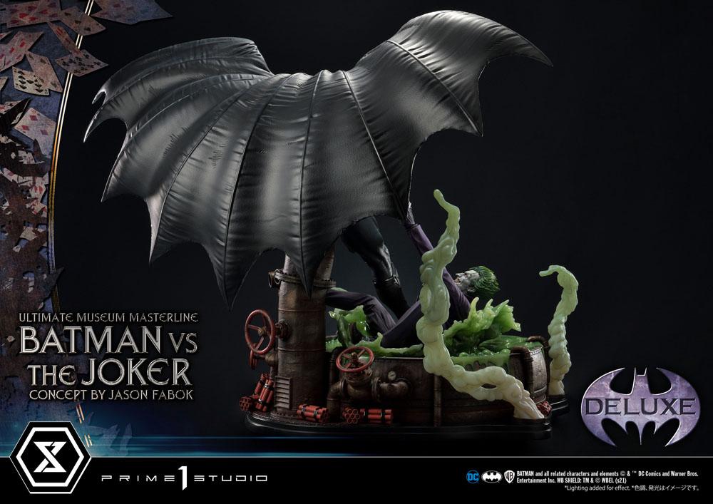 DC Comics Statue 1/3 Batman vs. The Joker by Jason Fabok Deluxe Bonus Version 85 cm 4580708036083