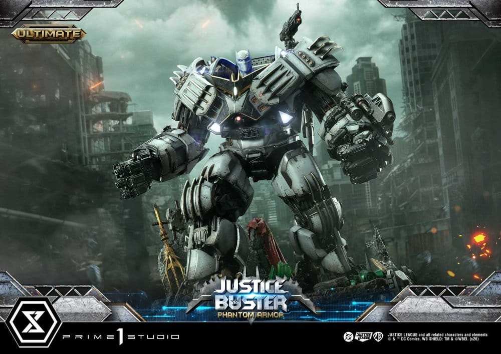 DC Comics Ultimate Museum Masterline Statue Justice Buster: Phantom Armor (Design By Josh Nizzi) Ultimate Version 88 cm 4582647125873