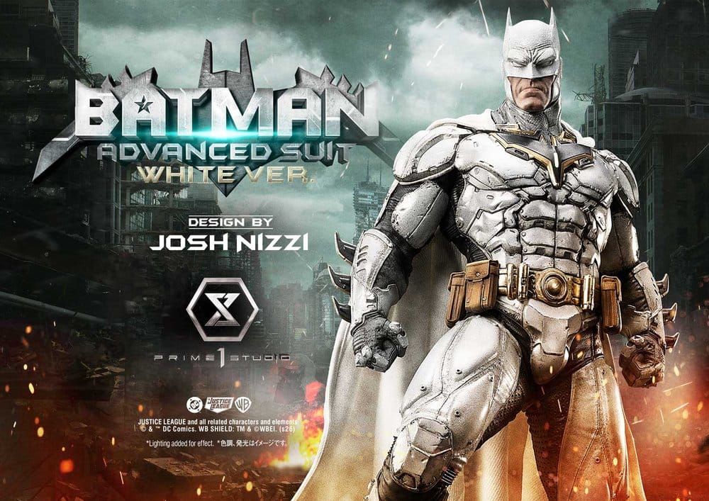 DC Comics Ultimate Museum Masterline Statue Batman Advanced Suit White Version (Design By Josh Nizzi) 51 cm 4582647125989