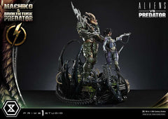 Aliens vs. Predator (Comic) Ultimate Premium Masterline Statue 1/4 Machiko & Broken Tusk Predator 79 cm 4582647125309