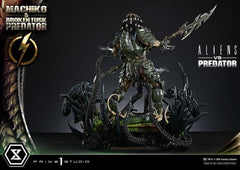 Aliens vs. Predator (Comic) Ultimate Premium Masterline Statue 1/4 Machiko & Broken Tusk Predator 79 cm 4582647125309