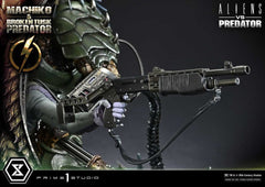 Aliens vs. Predator (Comic) Ultimate Premium Masterline Statue 1/4 Machiko & Broken Tusk Predator 79 cm 4582647125309