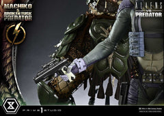 Aliens vs. Predator (Comic) Ultimate Premium Masterline Statue 1/4 Machiko & Broken Tusk Predator 79 cm 4582647125309
