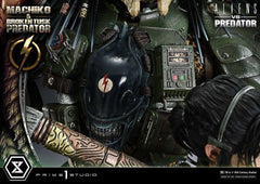 Aliens vs. Predator (Comic) Ultimate Premium Masterline Statue 1/4 Machiko & Broken Tusk Predator 79 cm 4582647125309