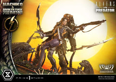 Aliens vs. Predator (Comic) Ultimate Premium Masterline Statue 1/4 Machiko & Broken Tusk Predator Deluxe Version 84 cm 4582647125316