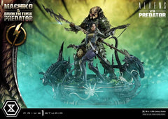 Aliens vs. Predator (Comic) Ultimate Premium Masterline Statue 1/4 Machiko & Broken Tusk Predator Deluxe Version 84 cm 4582647125316