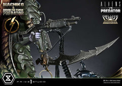 Aliens vs. Predator (Comic) Ultimate Premium Masterline Statue 1/4 Machiko & Broken Tusk Predator Deluxe Version 84 cm 4582647125316