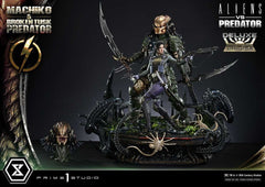 Aliens vs. Predator (Comic) Ultimate Premium Masterline Statue 1/4 Machiko & Broken Tusk Predator Deluxe Version 84 cm 4582647125316
