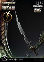 Aliens vs. Predator (Comic) Ultimate Premium Masterline Statue 1/4 Machiko & Broken Tusk Predator Deluxe Version 84 cm 4582647125316
